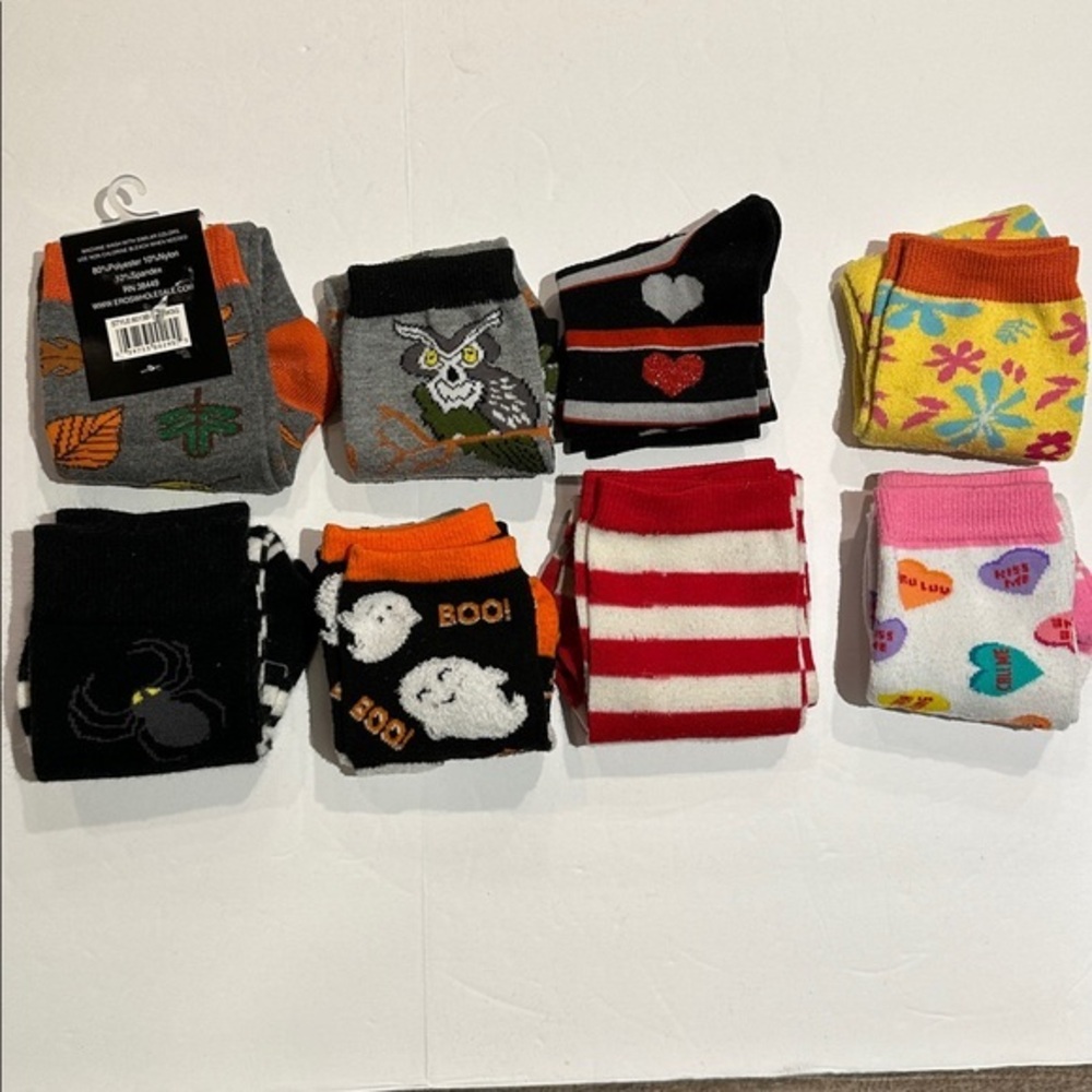 Holiday miscellaneous novelty Socks Set - Multicolor